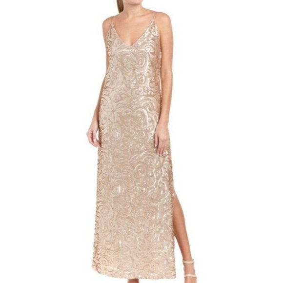 Anine Bing NWT Gold Sequin Champagne Maxi Dress Plunge Back Gown Small is  available for purchase on au PAY Market - Imported Goods Online Store  Co.Ltd. | au PAY Market - Online